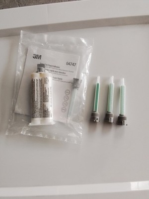 3M 04747 Super Fast Repair Adhesive 2 Part 04747 50ml - Includes ''3'' Nozzle