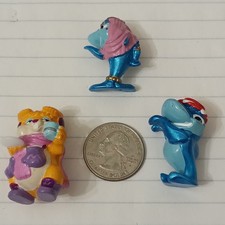Lot Of 3 Kinder Surprise Squalababa Shark 1995 And Hanny Bunny Figure And Genie