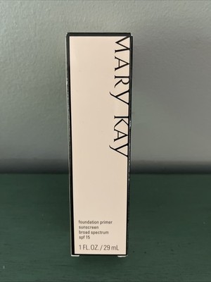 NIB Mary Kay Foundation Primer Sunscreen Broad Spectrum SPF 15
