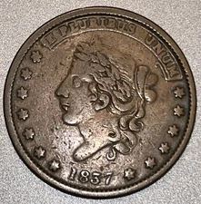 1837 Hard Times Token Millions For Defence Not One Cent Token