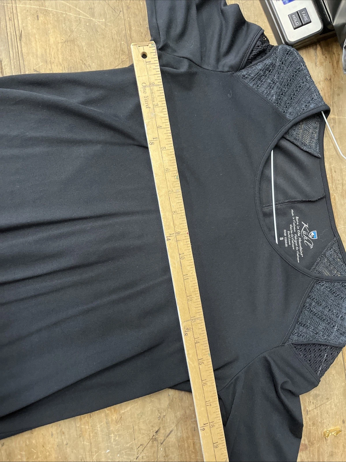 VETEMENTS Abito donna Kuhl jersey pizzo manica lunga escursionismo activewear taglia small