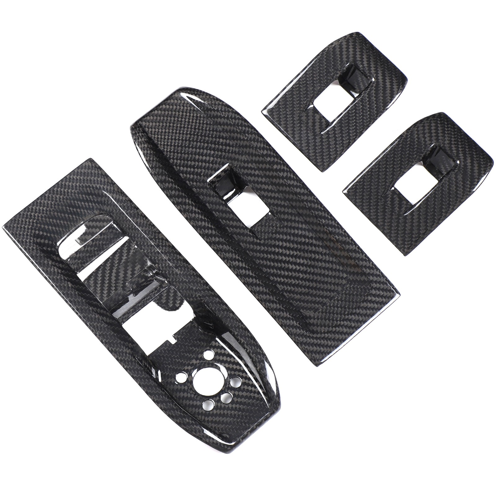 Real Carbon Fiber Window Lift Switch Panel Trim For Lamborghini URUS 2018-23 US