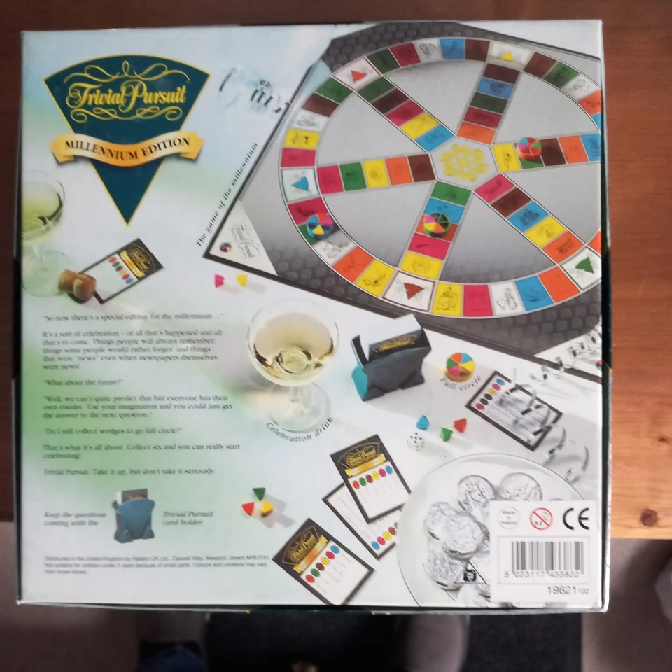 Trivial Pursuit Millennium Edition Board Game 1998 Parker Complete & GC - Image 4 of 4