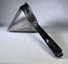 Vintage Chinois Strainer 8” 18-8 Stainless Steel Korea Made 9” Metal Handle