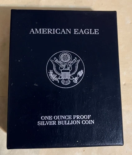 New ListingPROOF 1998-P Silver Eagle in MINT Box w/COA FREE SHIP