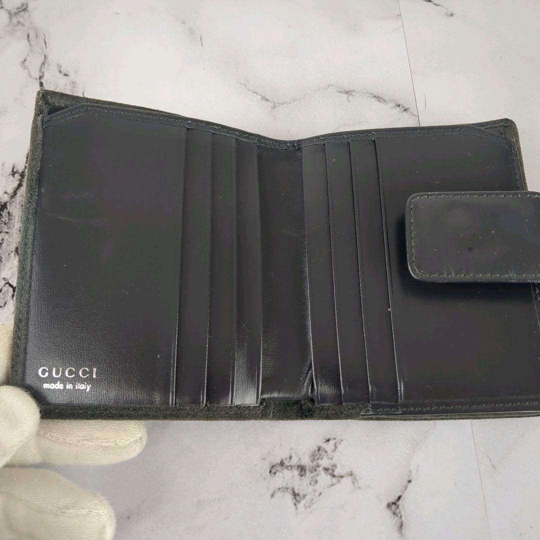 Excellent Condition Gucci Interlocking Suede Doub… - image 8