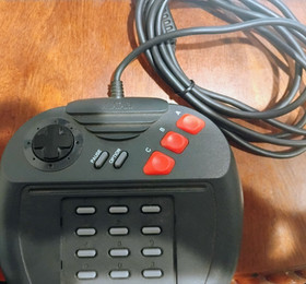 Atari Jaguar JOYSTICK CONTROLLER USED Grey Button NO Box - USED