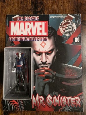 Marvel Comics Mister Sinister Lead Cast Eaglemoss Figure with Box and Magazine