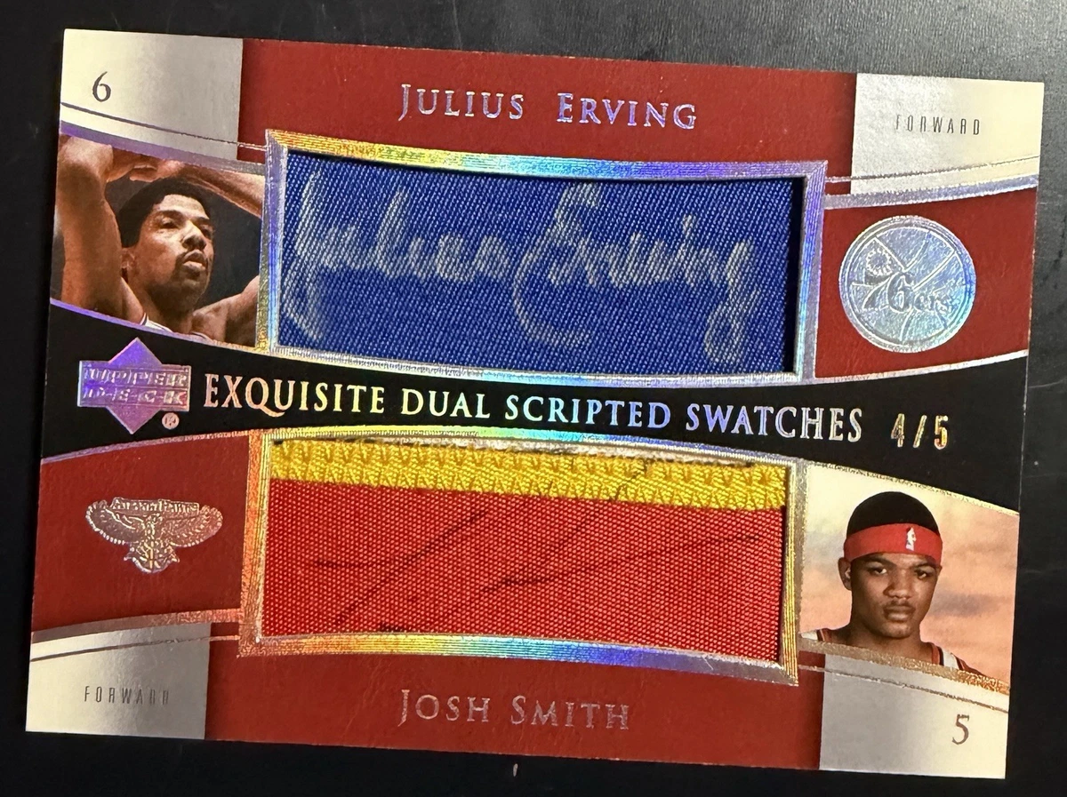 Upper Deck Julius Erving Basketball Autographed Sports Trading