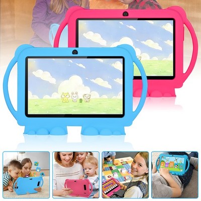 Kinder Tablet 7 Zoll, Android, 7 Zoll Kinder-Tablet 32 GB Mit Schutzhülle