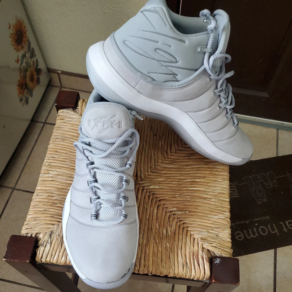 Кроссовки Jordan Super.fly 2017 Wolf Grey размер 11,5 921203-003 LkNw почти не использовались! - Изображение 4 из 4