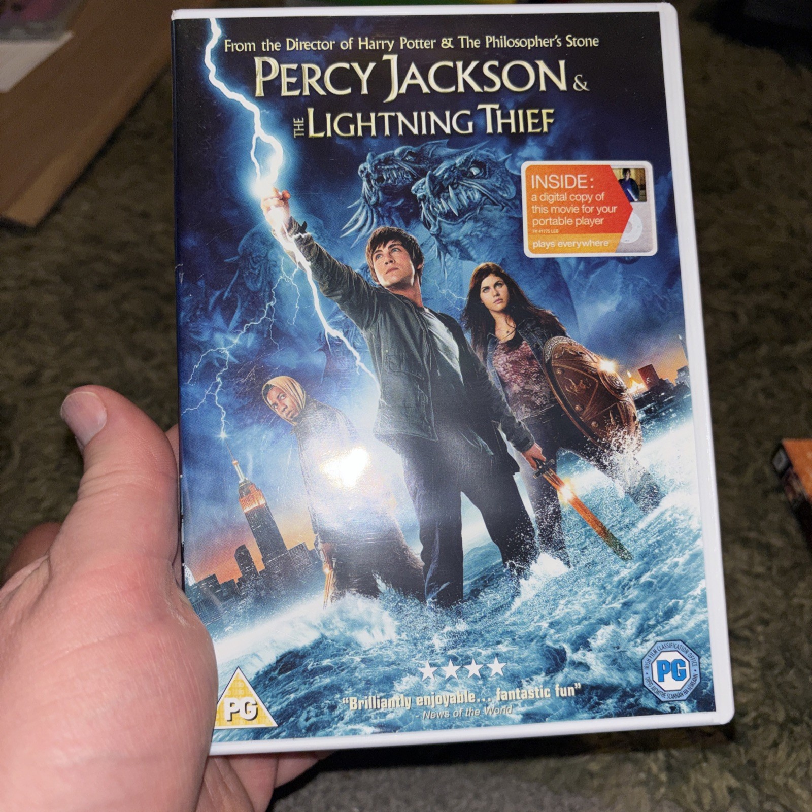 Percy Jackson and the Lightning Thief DVD (2010) - Logan Lerman, Sean Bean