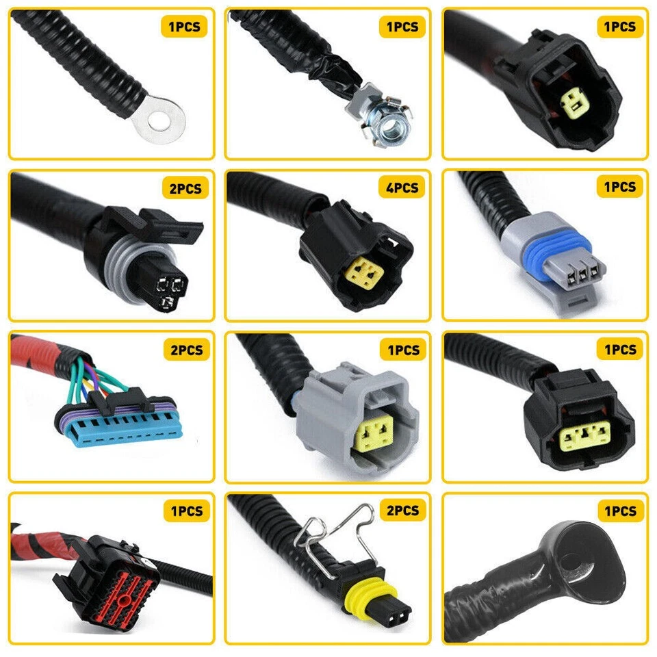 F81Z12B637EA Engine Wiring Harness For 1999-2001 Ford F250 F350 F450 F550 7.3L Foto 3 de 4