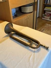 WW1 French Military Bugle Clarion Brass Couesnon & Cie Paris Chateau-Thierry