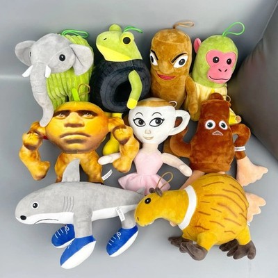 Teddy Bear Tralalelo Tralala Soft Shark Basket Brainrot Tung Tung Tralalero