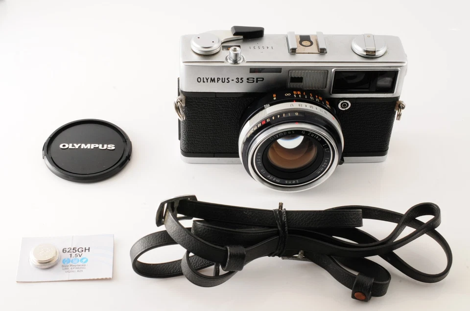 Meter Works! [Near MINT] Olympus 35 SP 35mm Film Camera Rangefinder JAPAN #87 - image 3 of 4