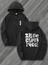 HOT-Unisex Stylish Green Hoodie with INSANE CLOWN POSSE Graphic Print - Casual D
