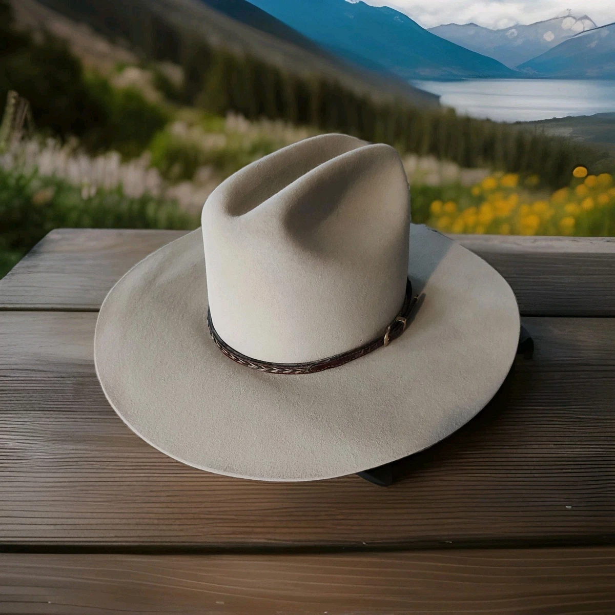 Resistol 4X Beaver Silverbelly George Strait Cowboy Hat Size 7