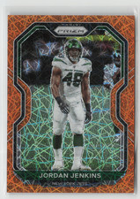 2020 Panini Prizm #33 Jordan Jenkins Orange Laser Prizm 