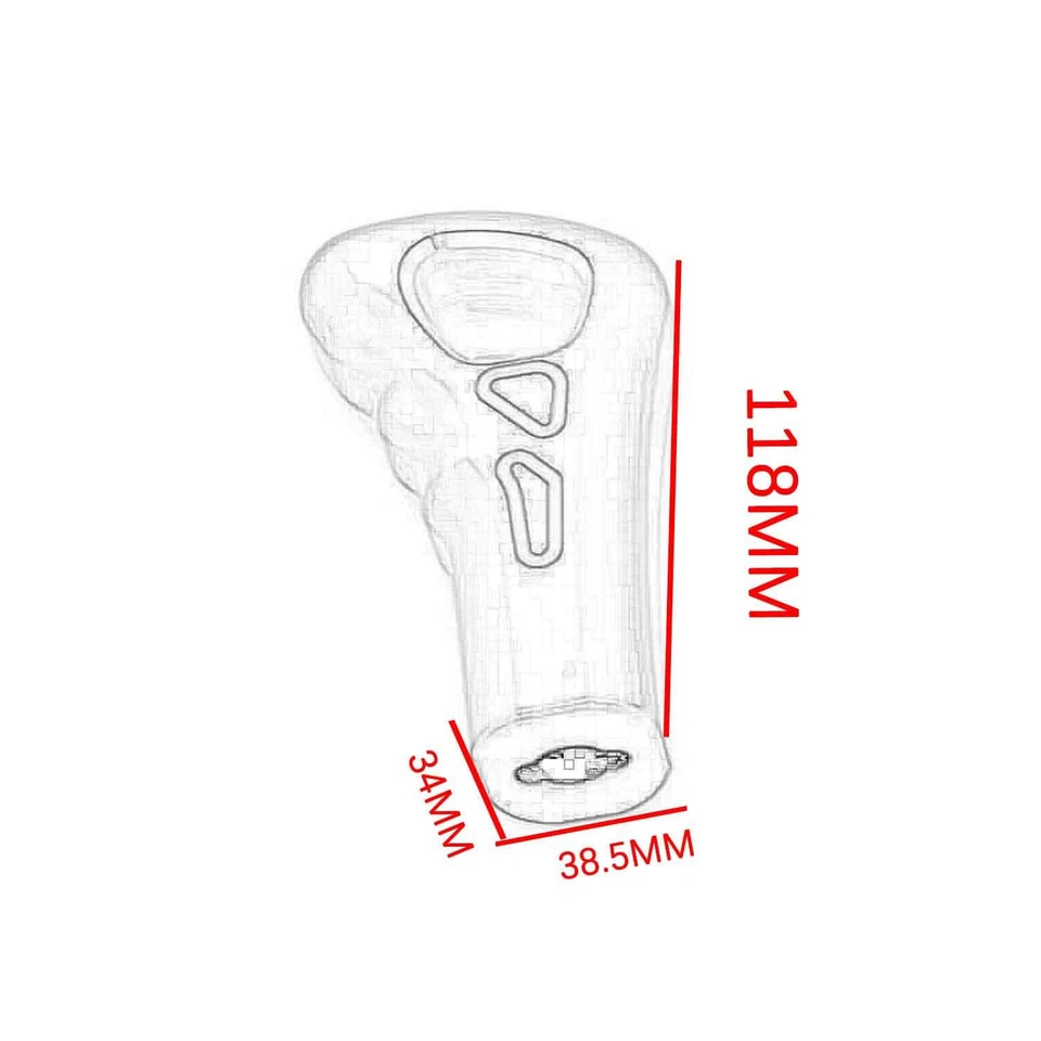 Black Grip Shifter Shift Lever Knob Fit For Polaris RZR900 RZR 800 900 1000 S XP - Image 2 of 4