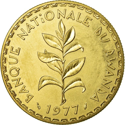 [#102917] Munten, Rwanda, 50 Francs, 1977, FDC, Tin, KM:E7 - Afbeelding 1 van 2