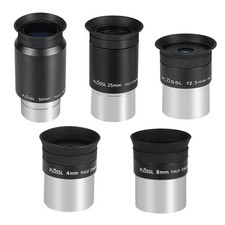 1.25'' Telescope Eyepiece Kit with 5 Plossl Eyepieces 4mm/8mm/12.5mm/25mm/32m...