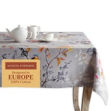 Table Cloth Rectangle Table 100 Cotton 60 x 108 Inches Fall Tablecloth Reusa...