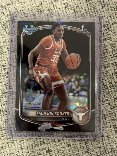 2025-26 Bowman Sapphire Chrome Prospects Madison Booker Black /10 #BCP-15