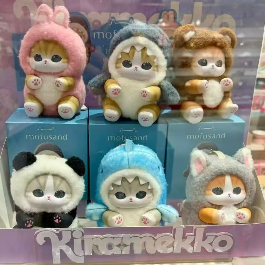 MINISO Mofusand Kiramekko Fluffy Kittens Series Blind Box Figures