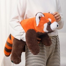 Red Panda Plush Animal - Sleeping Plush Pillow, Cute Hugging Plushie, Room De...