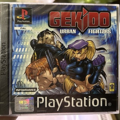 Gekido Urban Fighters PS1 - FACTORY SEALED NEU - Black Label PAL (Tear Strip)