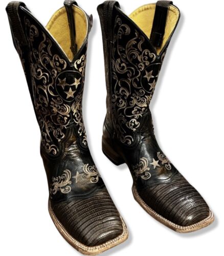 Teju Lizard Boots By Tri Star, Men’s 11EE (Tenness