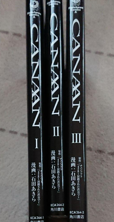 CANAAN Manga Comic Complete Set 1-3 AKIRA ISHIDA Japan Book KD | eBay