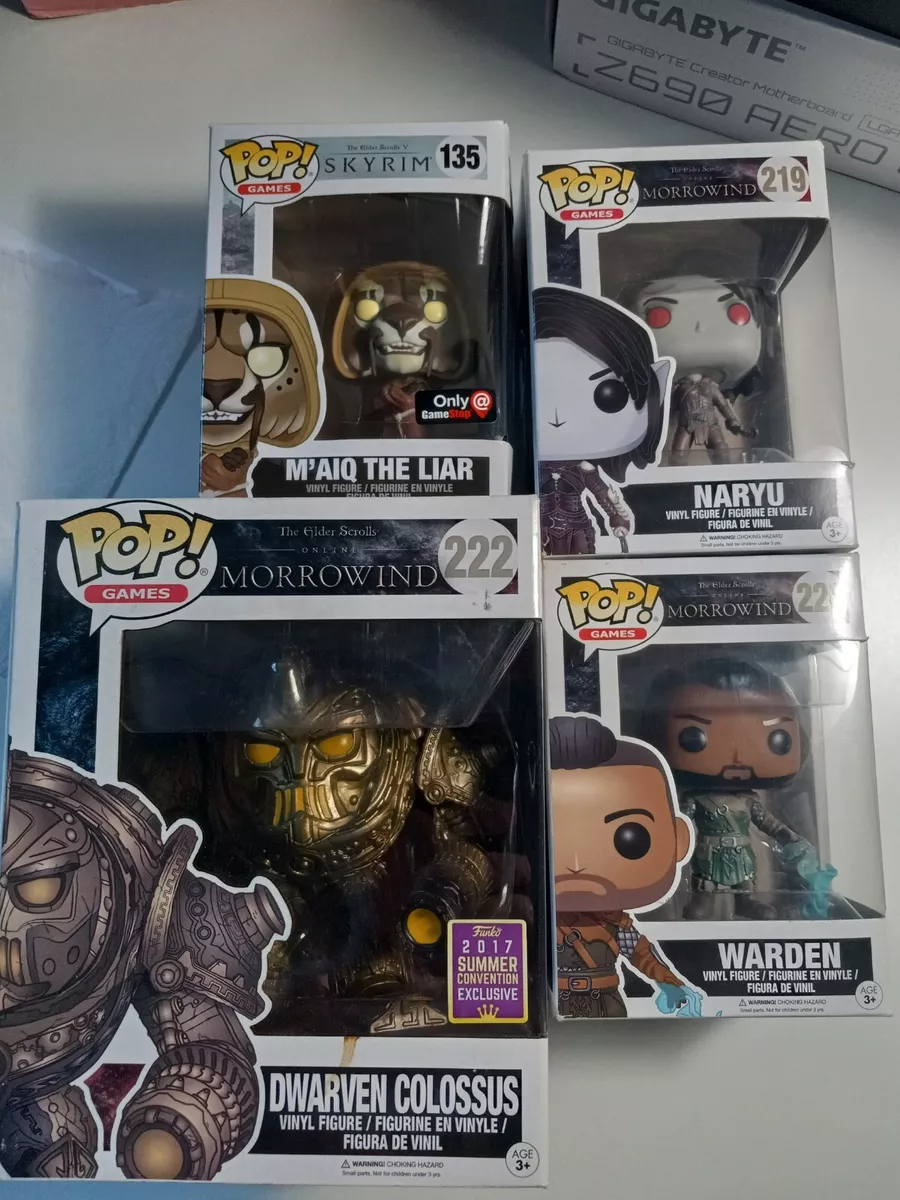 Funko Skyrim Bundle. - Warden - M&#039;aiq the - Colossus | eBay