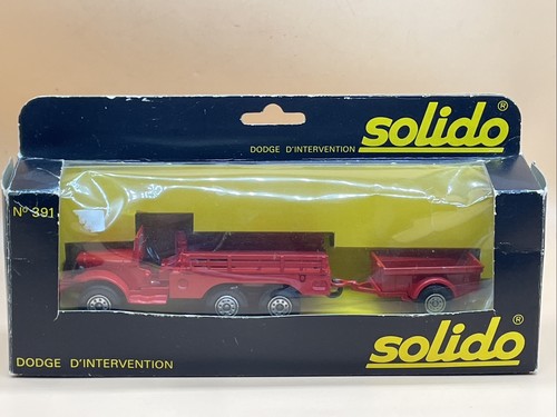 Solido Dodge d'Intervention Truck #391 – Boxed Vintage Fire Diecast Model - Picture 18 of 21
