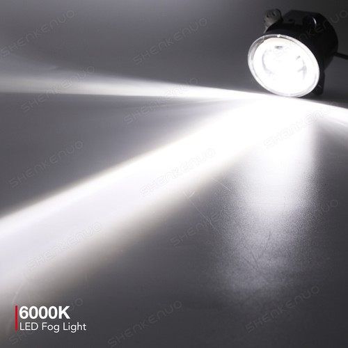 Par de luces antiniebla LED de parachoques de 4 pulgadas aptas para Jeep Liberty 2003 2004 2005 2006 2007 - Imagen 15 de 16