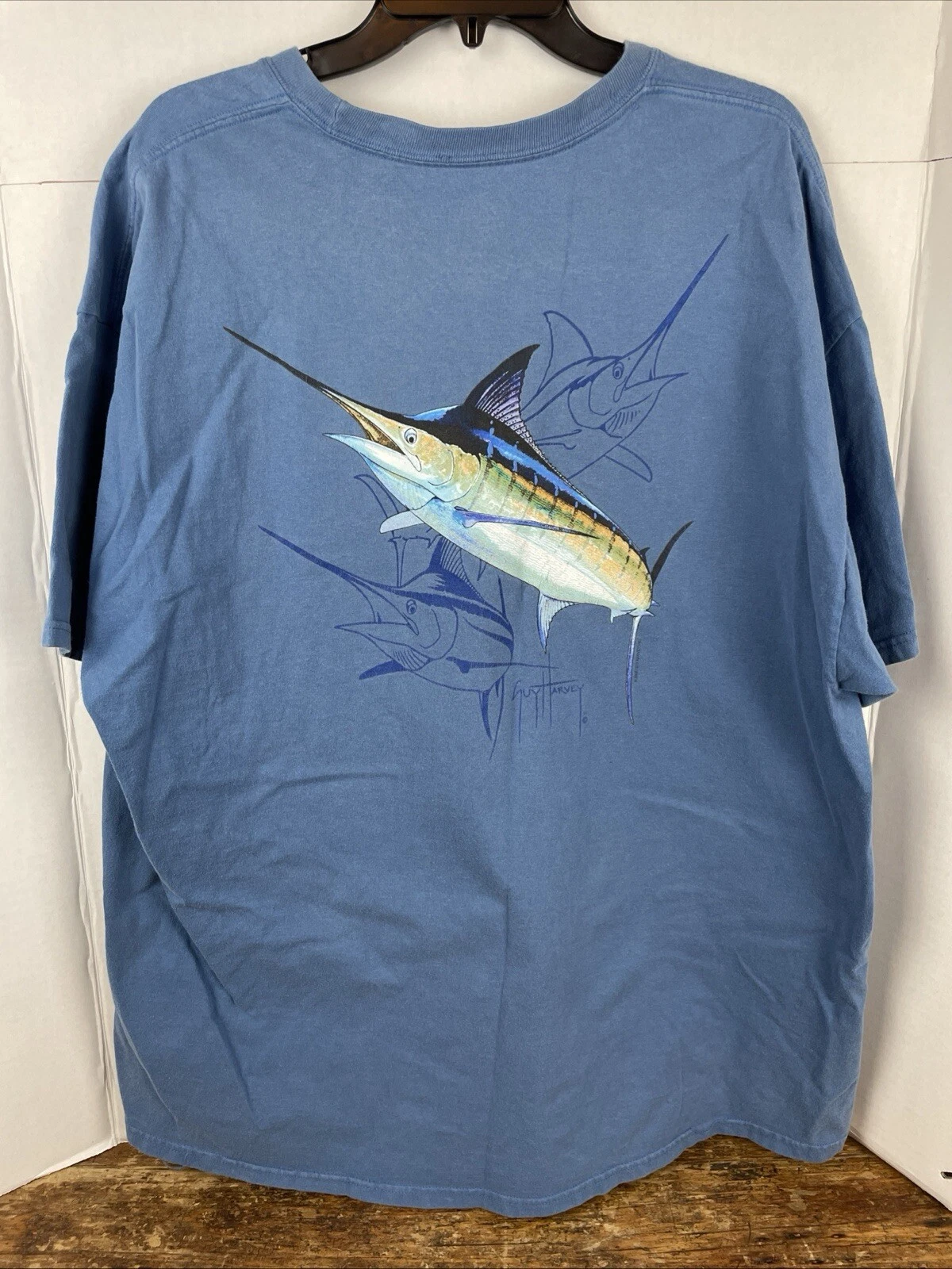 Lot of 4 Reel Legends / Guy Harvey Men’s Fish / Fishing Logo T Shirts Size XXL