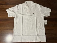 Aime Leon Dore ALD Piqué Polo in White SS24 Floral Crest Logo Men’s Size XL