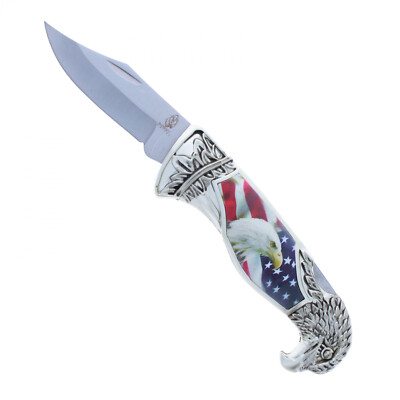 ASR Outdoor 8'' Eagle Head Pocket Knife