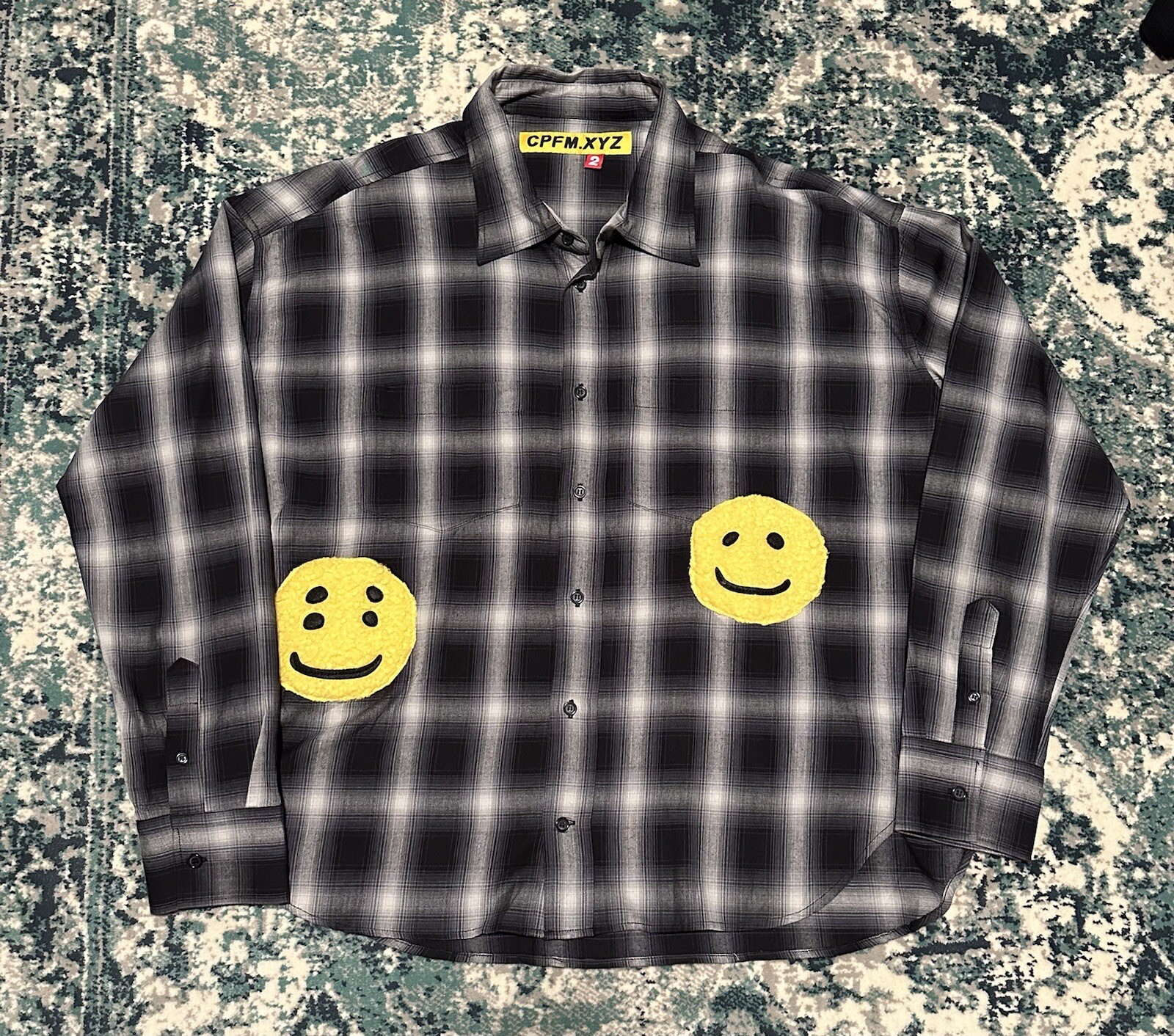 HUMANMADE CPFM DOUBLE VISION CHECK SHIRT