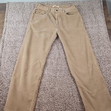 Vintage Levi's Pants Men's 34x30 Beige Corduroy 569 Loose Straight Fit Y2K