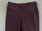 By Anthropologie Pants Brushed Cotton Stretch Pockets Sz 8 EXC in Eggplant Mocha — photo 3
