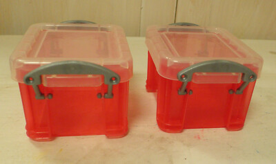 Really Useful box replacements colors 2'' tall 3 1/4'' wide and 2 1/2'' deep