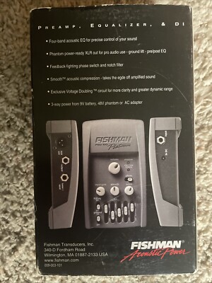 Buy Fishman Pro EQ Platinum Bass Preamp Equalizer Preamplifier