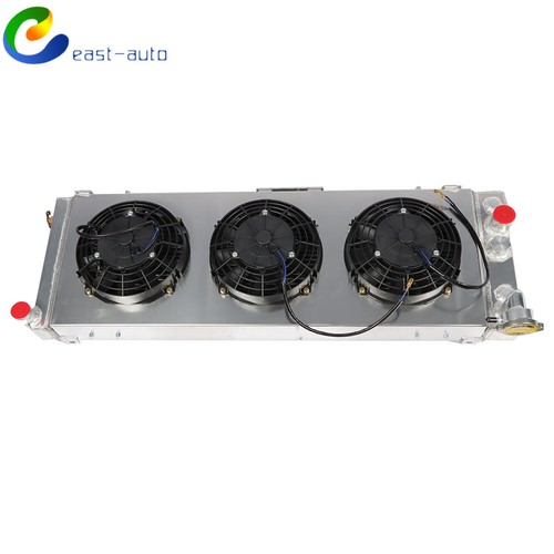 3 Rows Aluminum Radiator+Shroud+Fan For 1991-2001 Jeep Cherokee XJ Comanche 4.0L - Bild 4 von 15