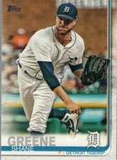 #229 Shane Greene Detroit Tigers 2019 Topps Series 1 Baseball Card