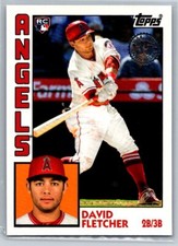 2019 Topps #84R-DF David Fletcher 1984 Topps Baseball Rookies