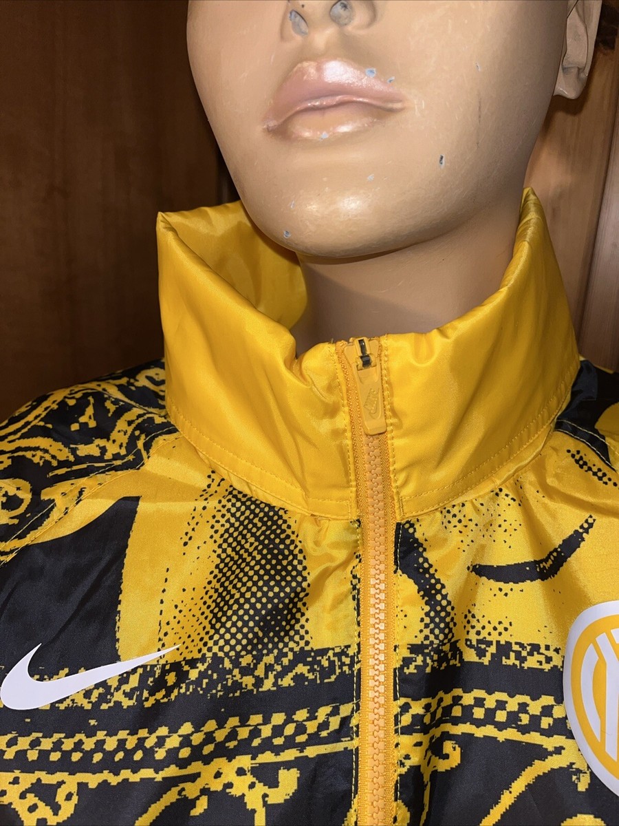 Inter Milan Nike 2024 Yellow Windbreaker Top Jacket Football