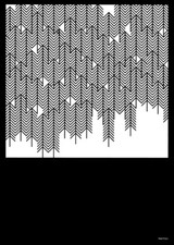 Otl Aicher - Isny Werbeplakat A2 Motiv "Tannenwald" Design / Grafik / Piktogramm