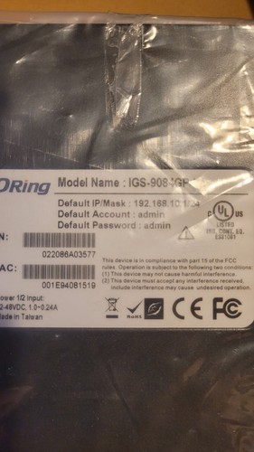 PROMOCJA! Switch Igs-9084 ORING !NOWY! - Zdjęcie 3 z 4